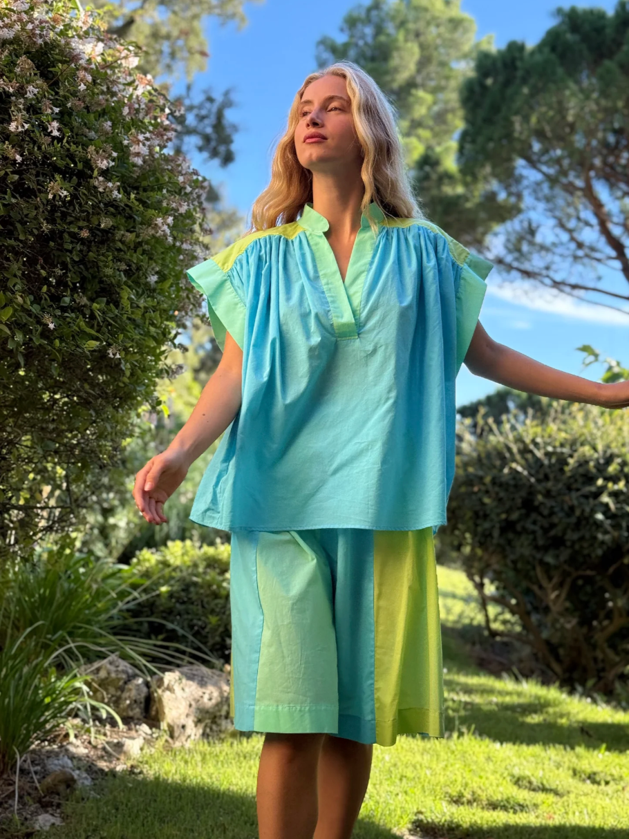 Pretty Blouse Blue Lady - Rose Carmine