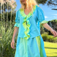 Jupe Blue Lady - Rose Carmine