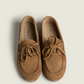 Boat Loafer Brushed Suede Camel - Posa