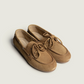 Boat Loafer Brushed Suede Camel - Posa