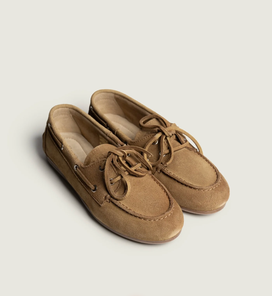Boat Loafer Brushed Suede Camel - Posa