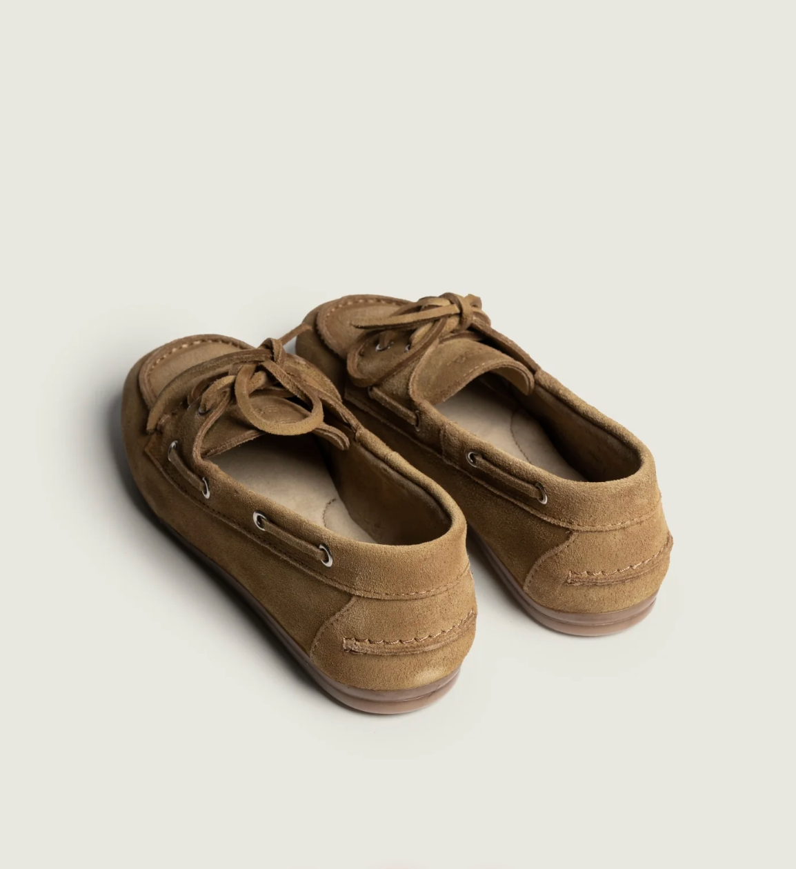 Boat Loafer Brushed Suede Camel - Posa