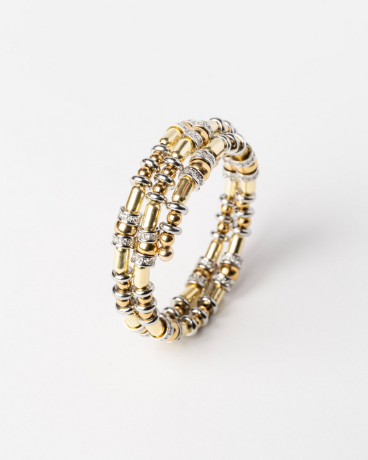 Bracelet Disc Gold and Silver - Sigal