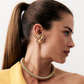 Boucle d'Oreille Moon Or & Shiny - Sigal