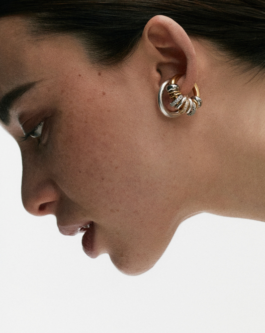 Earcuff Shiny Gold - Sigal