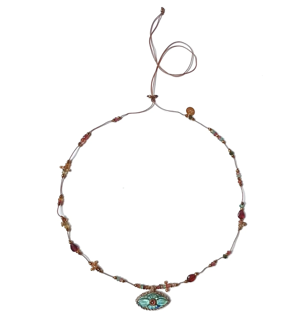 Collier Iris Precious Labradorite et Tourmalines - Room Service