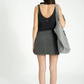 Skirt Grey W/ Animal Print - Sisters Department