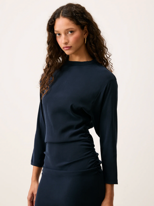 Robe Valeria Uni Marine - Rouje