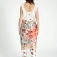 Sleeveless Top Ecru 1980 Print - Sisters Department