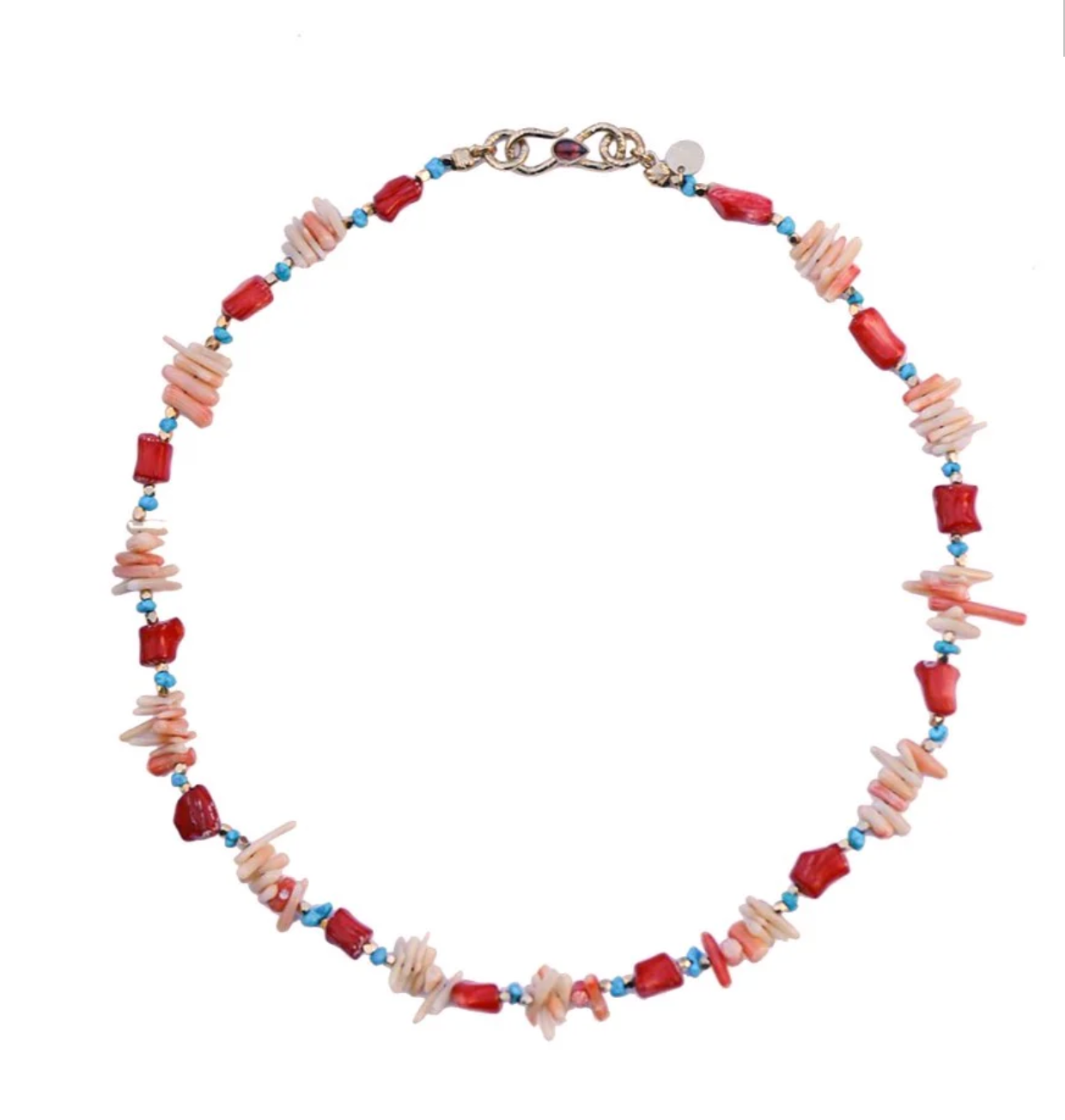Collier Mermaid Corail et Turquoise - Room Service