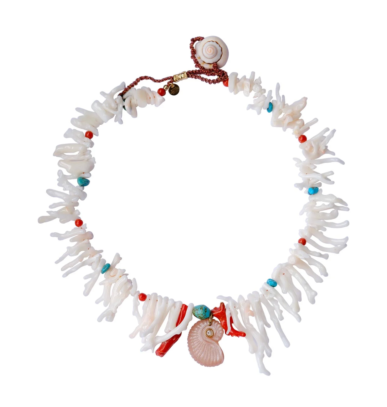 Collier Sicile Branches de Corail Blanc - Room Service