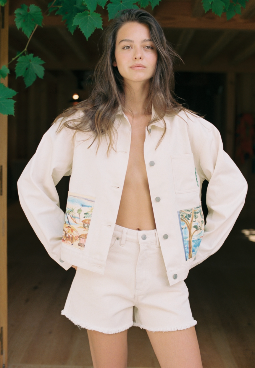 Veste en Jean Cabane - G. Kero