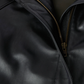 Veste en Cuir Souple Gamma Noire - Soeur