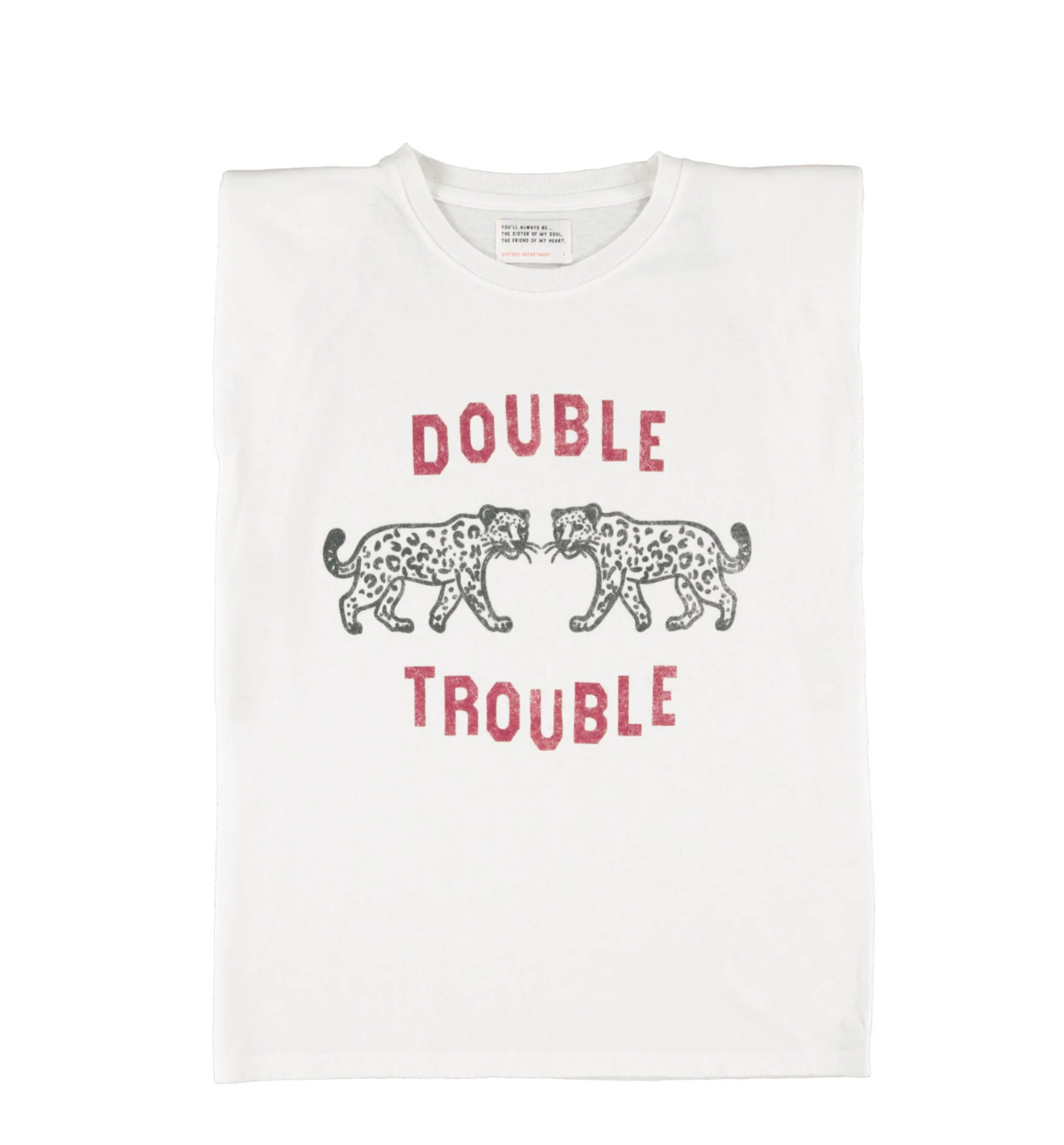 Sleeveless T-Shirt Shoulder Pads Double Trouble - Sisters Department