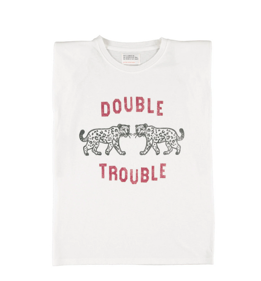 Sleeveless T-Shirt Shoulder Pads Double Trouble - Sisters Department