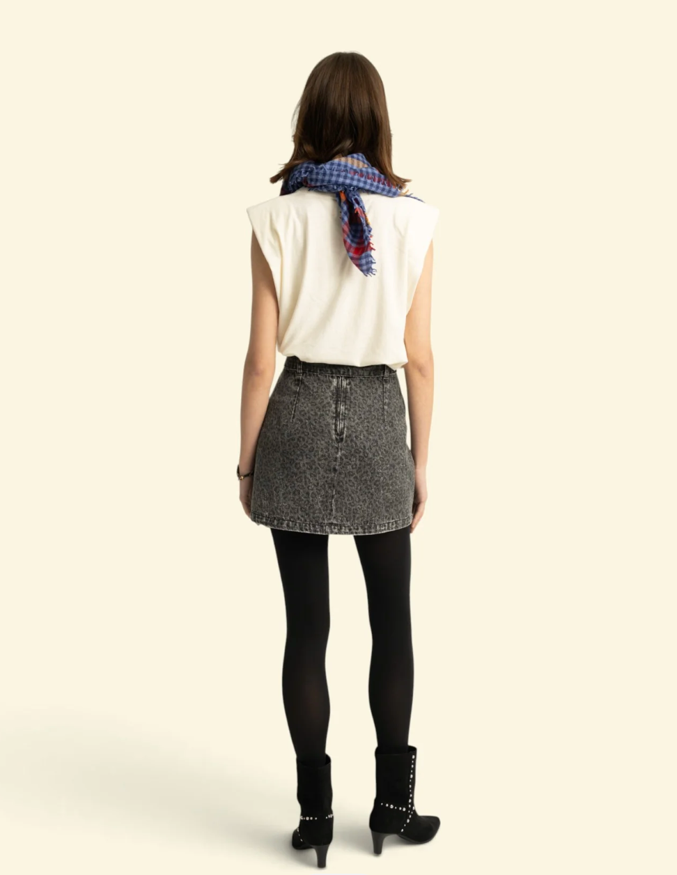 Sleeveless T-Shirt Shoulder Pads Double Trouble - Sisters Department