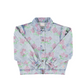 Jacket Washed Blue Denim w/ Flowers - Sisters Department