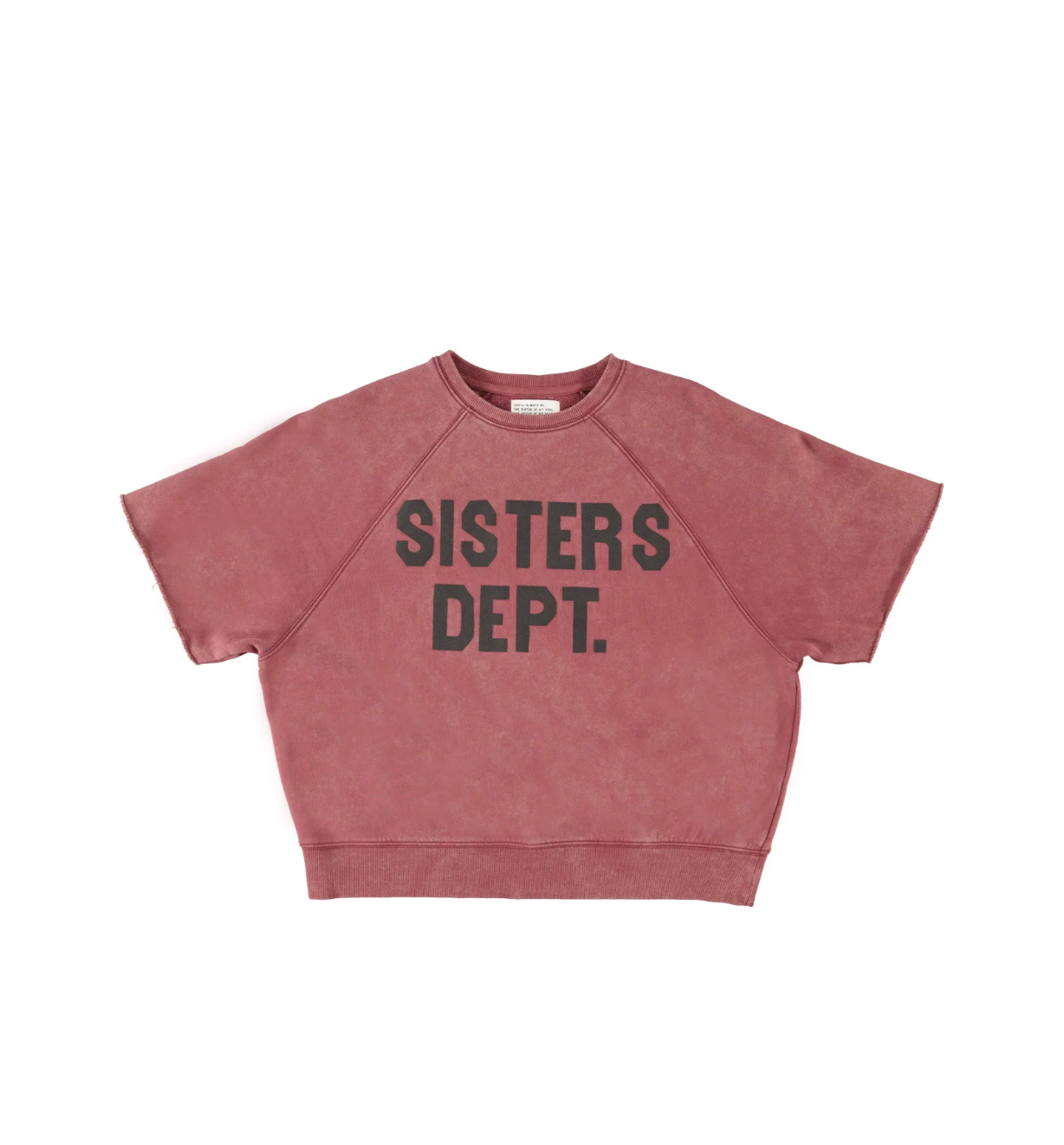 Short Sleeve Sweatshirt Sisters Dept - Sisters Department