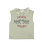 Sleeveless T-Shirt w/ Ruffled Collar Double Trouble - Sisters Department