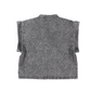 Waistcoat Washed Black Denim - Sisters Department