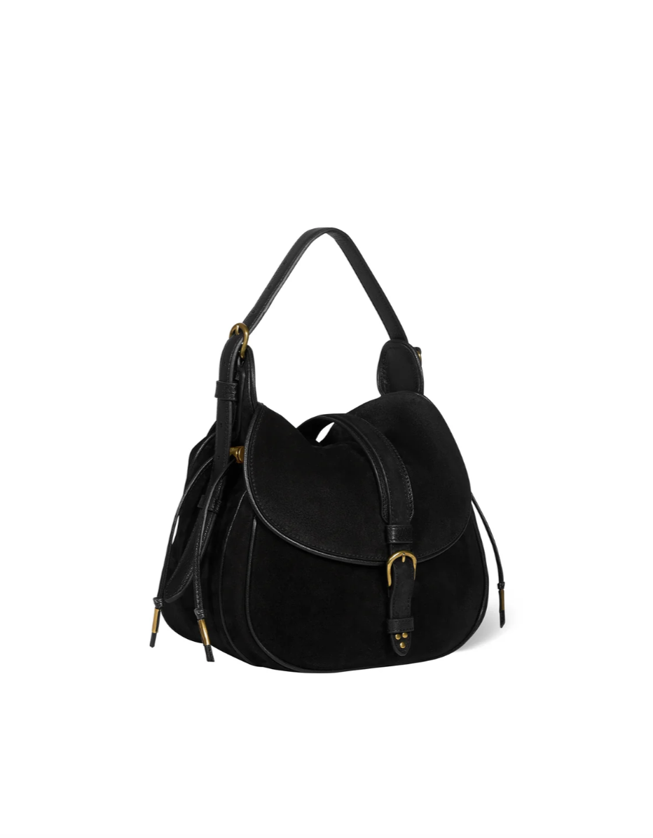 Sac Gildas Croûte Velours Noir - Jérôme Dreyfuss