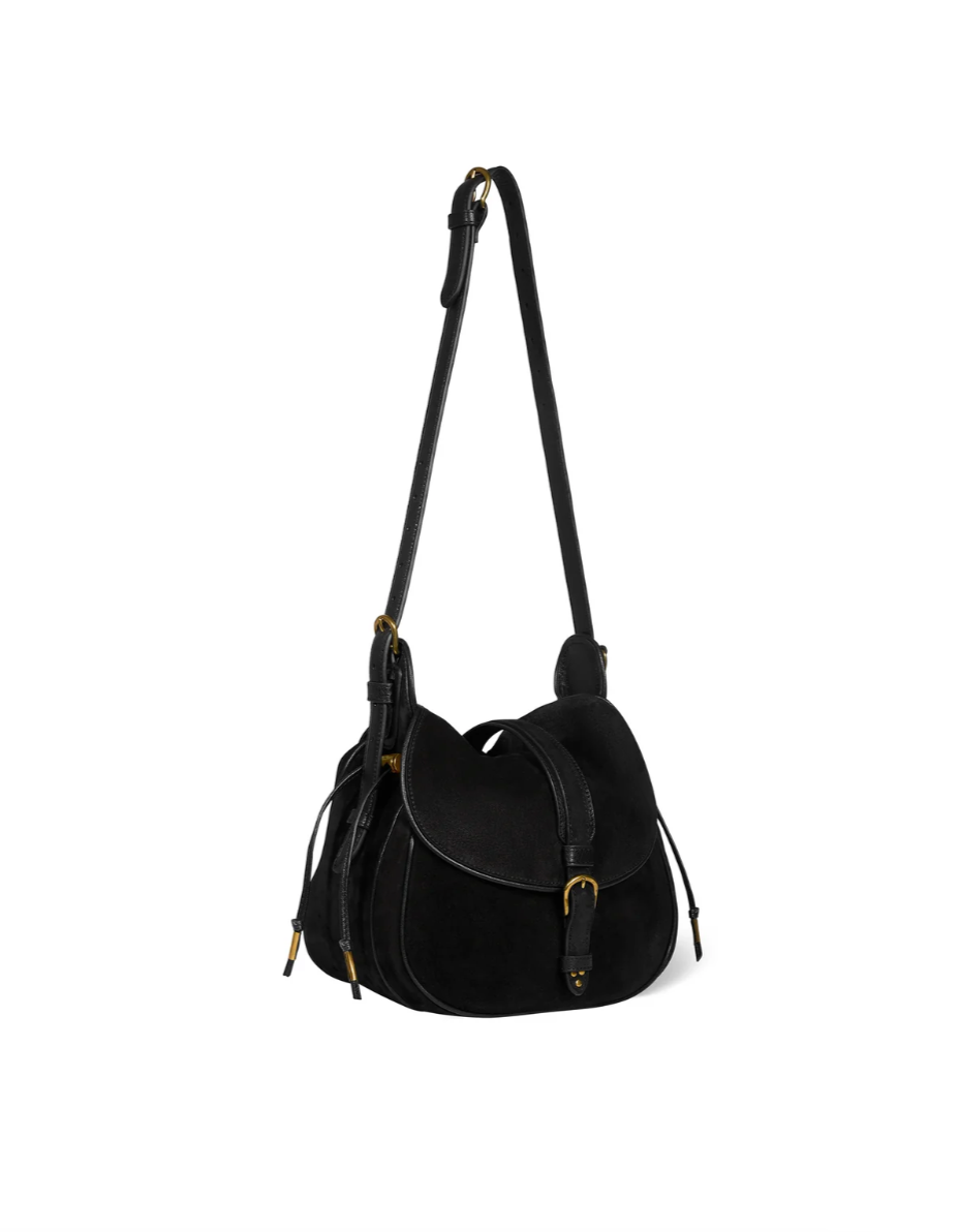 Sac Gildas Croûte Velours Noir - Jérôme Dreyfuss