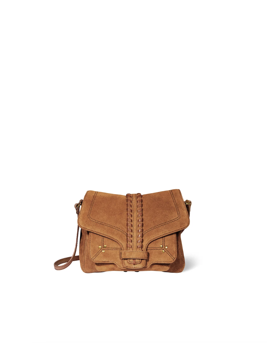 Sac Harry S Croûte Velours Caramel - Jérôme Dreyfuss