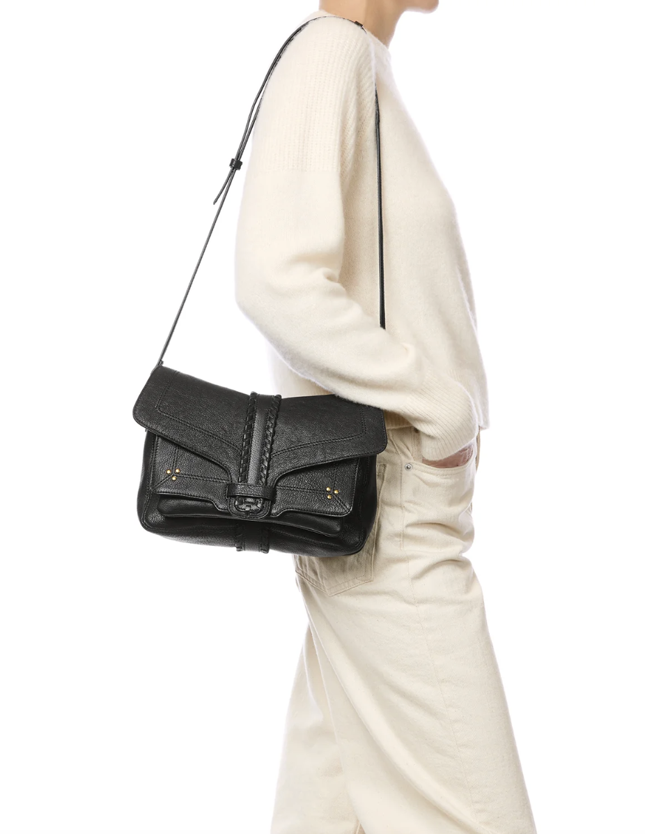 Sac Harry M Chèvre Noir Grainé - Jérôme Dreyfuss