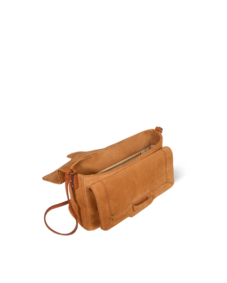 Sac Harry M Croûte Velours Caramel - Jérôme Dreyfuss