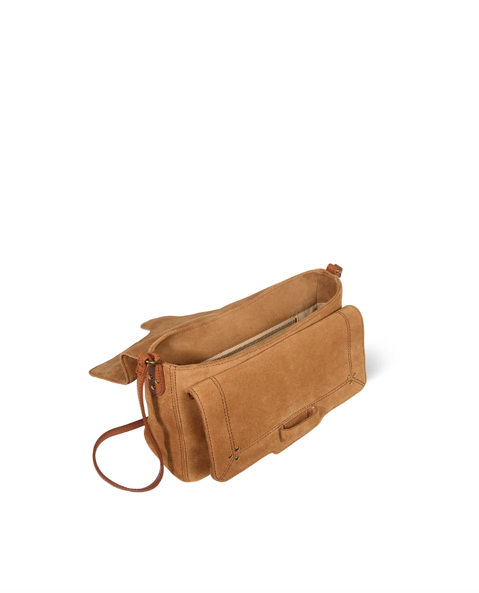 Sac Harry M Croûte Velours Caramel - Jérôme Dreyfuss