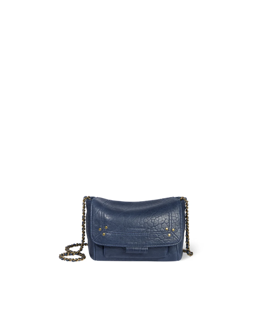 Sac Lulu S Agneau Bubble Night Blue - Jérôme Dreyfuss