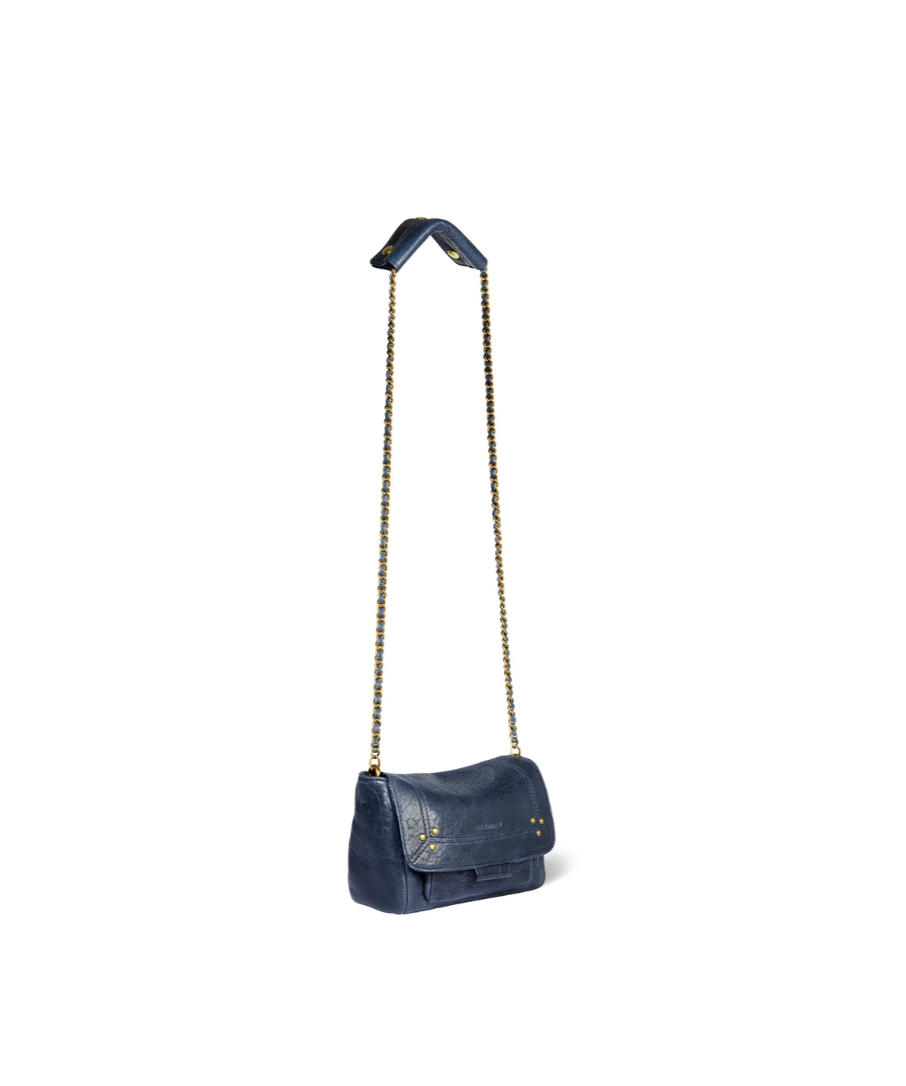 Sac Lulu S Agneau Bubble Night Blue - Jérôme Dreyfuss