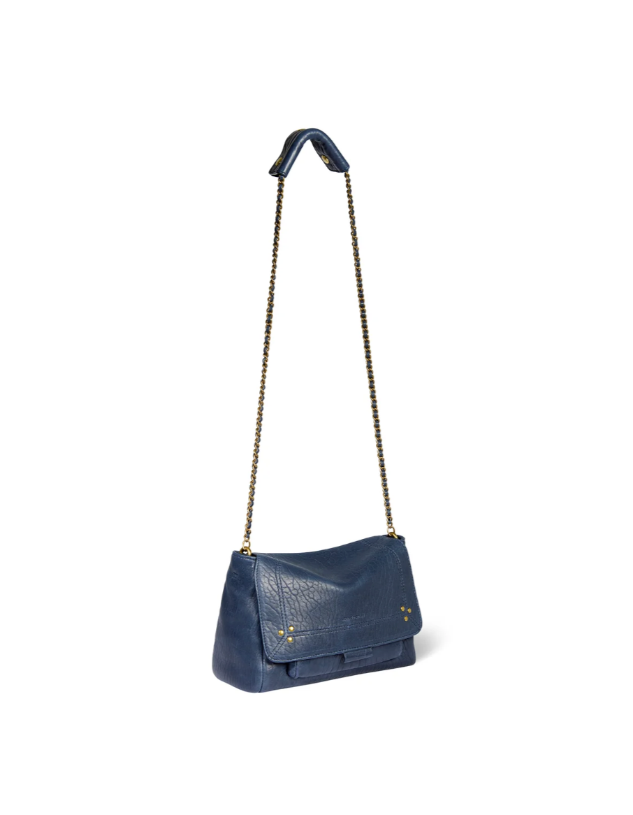 Sac Lulu M Agneau Bubble Night Blue - Jérôme Dreyfuss