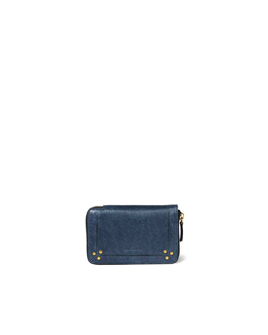 Portefeuille Julien Agneau Bubble Night Blue - Jérôme Dreyfuss