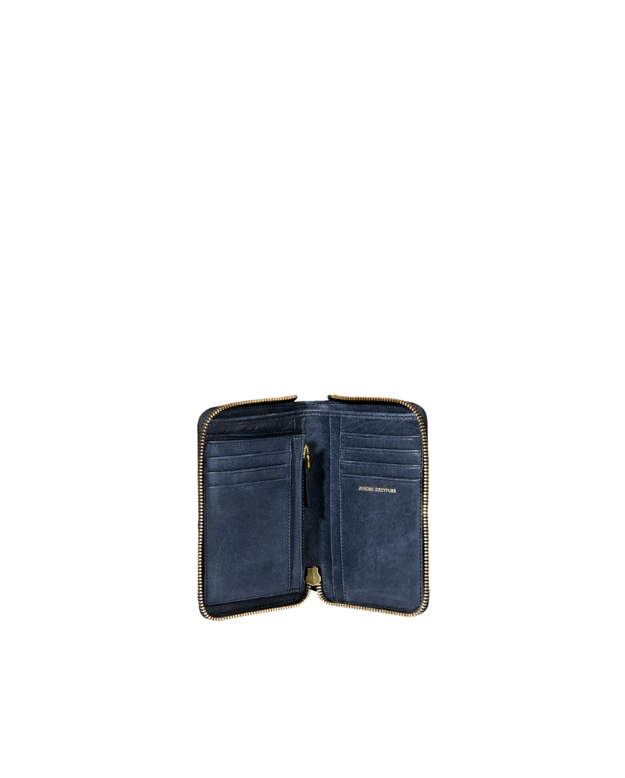Portefeuille Julien Agneau Bubble Night Blue - Jérôme Dreyfuss