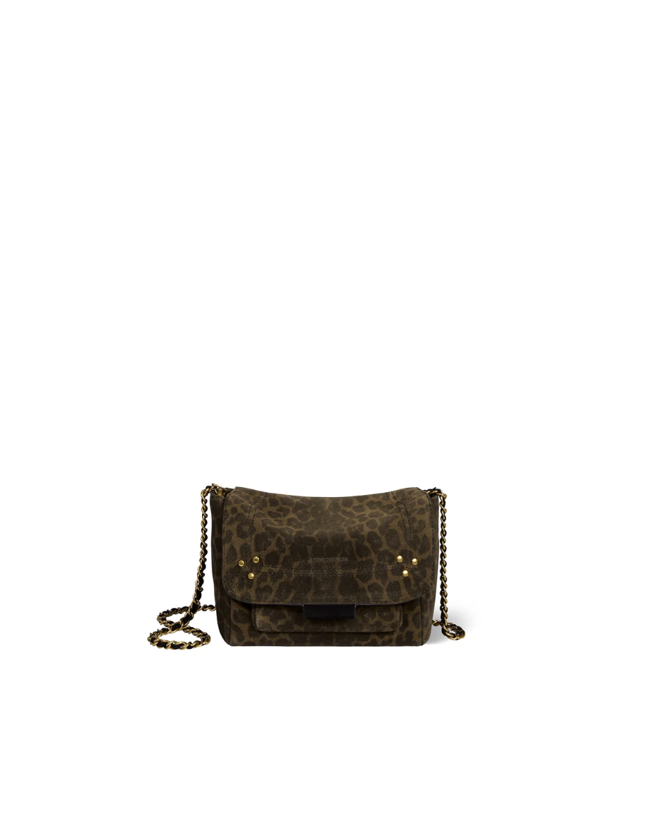 Sac Lulu S Léopard Kaki - Jérôme Dreyfuss