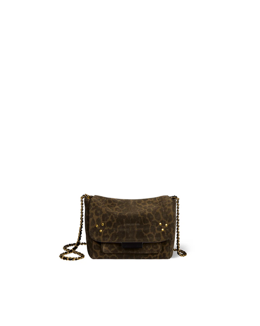 Sac Lulu S Léopard Kaki - Jérôme Dreyfuss