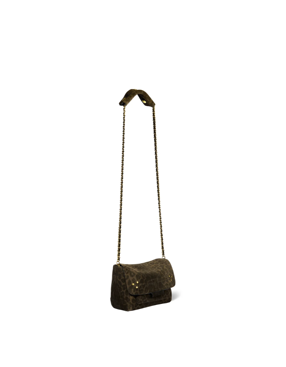 Sac Lulu S Léopard Kaki - Jérôme Dreyfuss