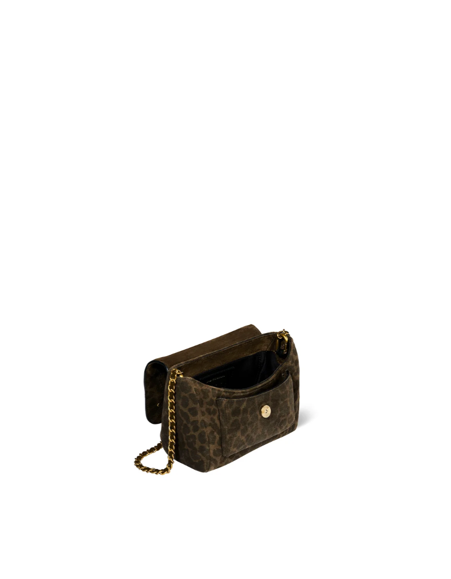 Sac Lulu S Léopard Kaki - Jérôme Dreyfuss