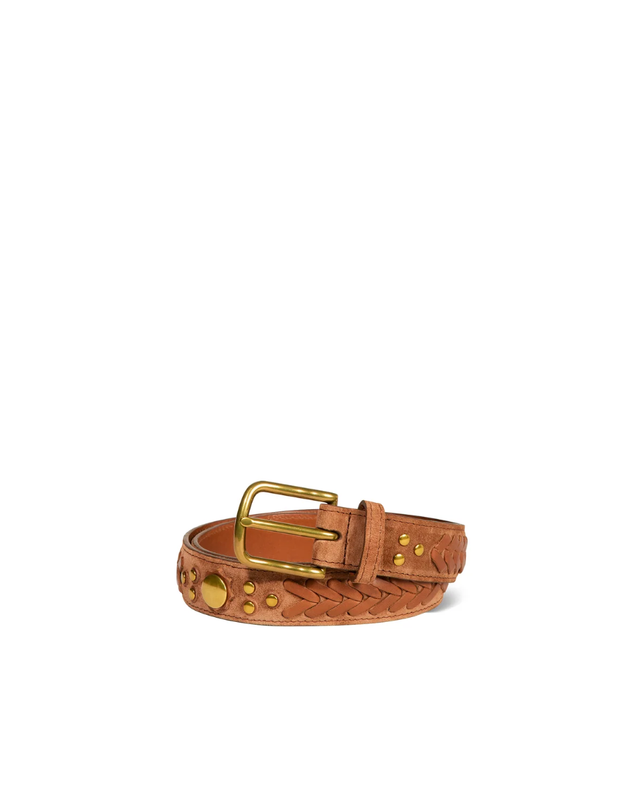 Ceinture Gaucho Croûte Velours Caramel - Jérôme Dreyfuss