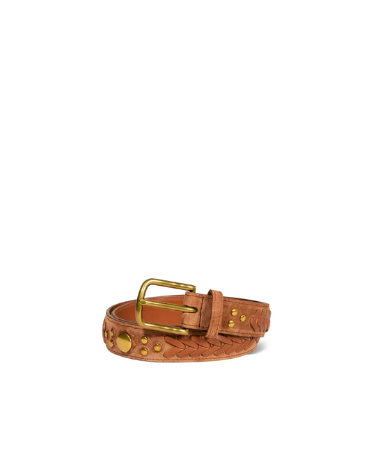 Ceinture Gaucho Croûte Velours Caramel - Jérôme Dreyfuss