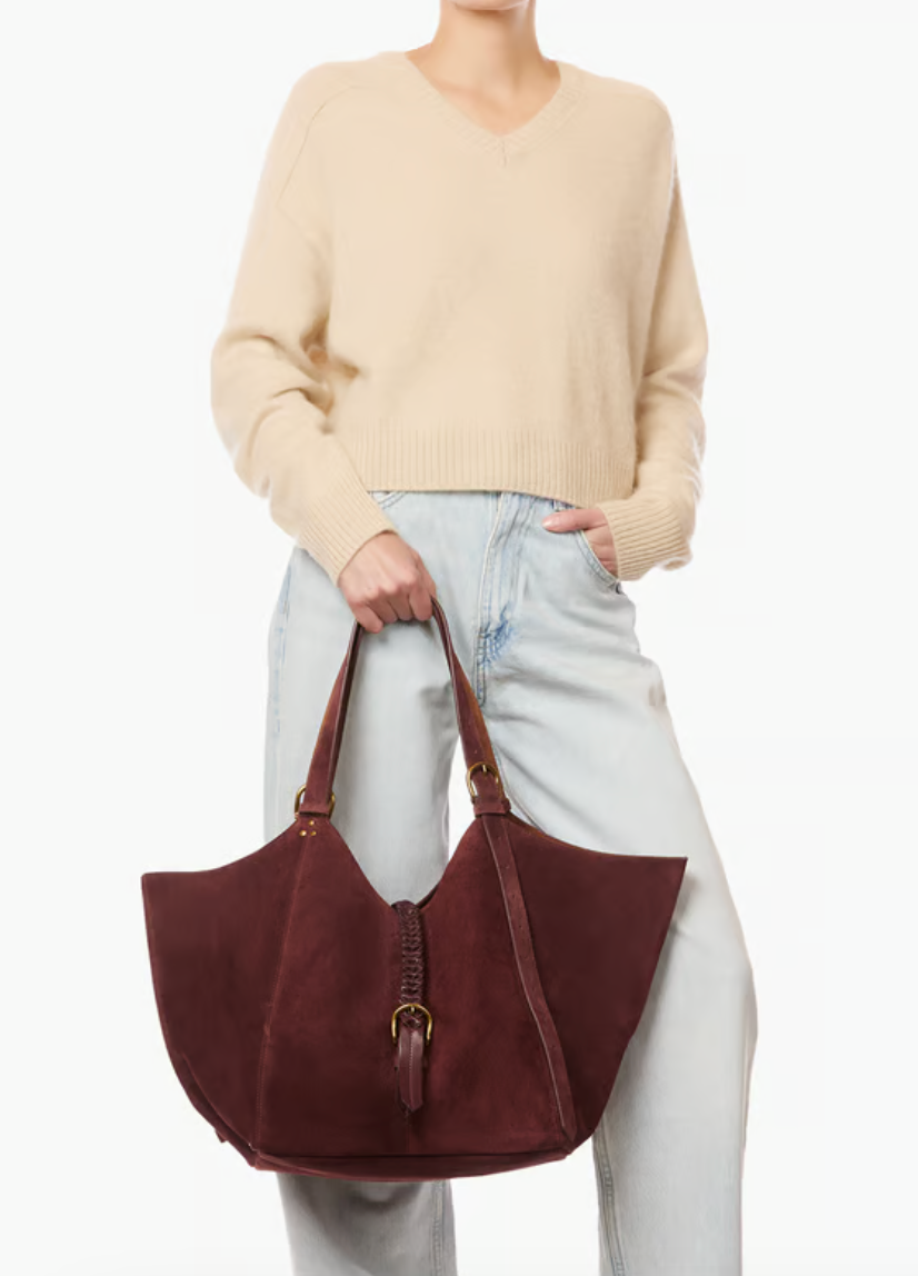 Sac Joseph M Croûte Velours Brûlé - Jérôme Dreyfuss