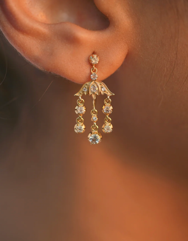 Boucles d'Oreilles Emma Double - Dorothée Sausset