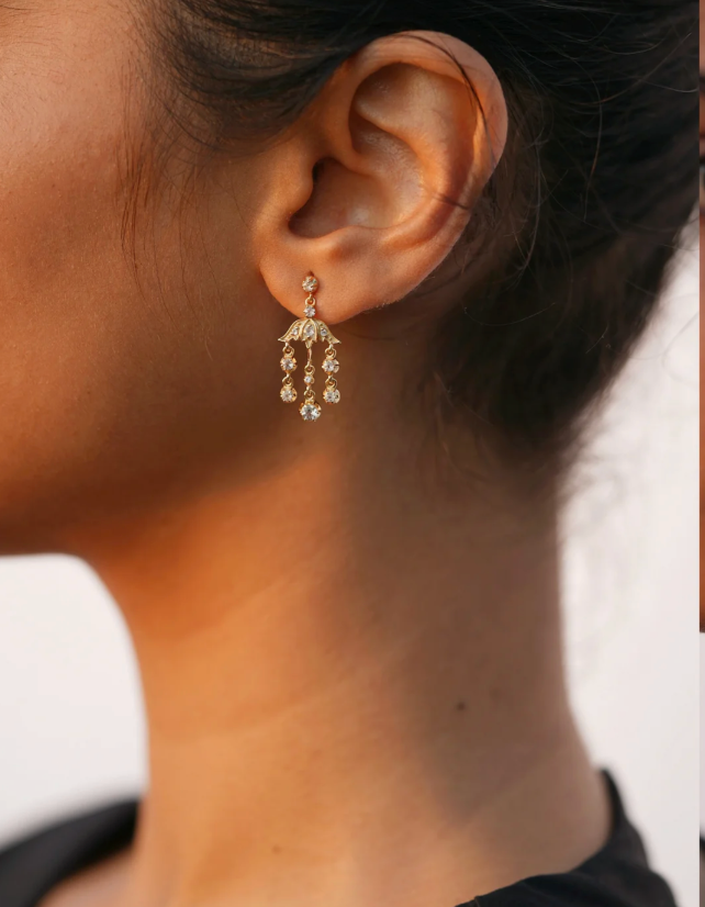 Boucles d'Oreilles Emma Double - Dorothée Sausset