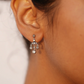 Boucles d'Oreilles Emma Argent Oxydé - Dorothée Sausset