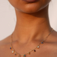 Collier 5 Éléments Onyx Vert Lapis - Dorothée Sausset