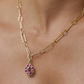 Charm 9 Planètes Grenat Rhodolite - Dorothée Sausset