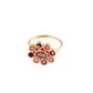 Bague 9 Planètes Rhodolite - Dorothée Sausset