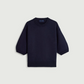 Pull Manches Courtes Maille Feutrée Lise Navy - Soeur