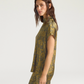 Blouse Manches Courtes Ulla Imprimé Kaki/Huile - Momoni